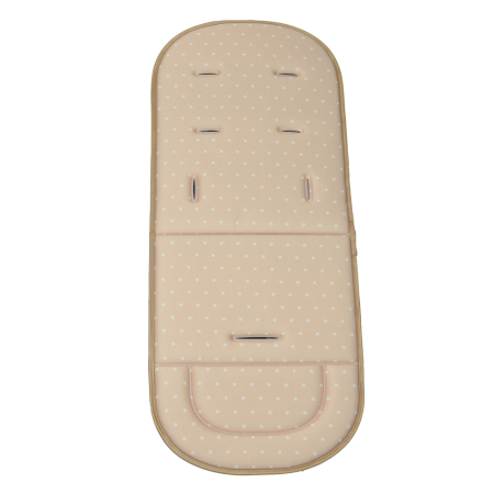 ΚΑΛΥΜΜΑ ΚΑΡΟΤΣΙΟΥ POLKA DOT BEIGE