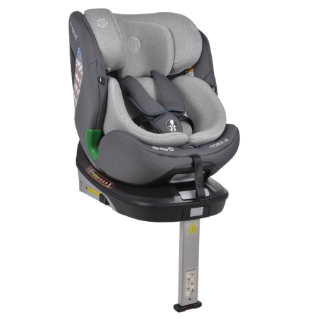 CAR SEAT NOBILE I-SIZE 360° 40-150cm GREY ICE