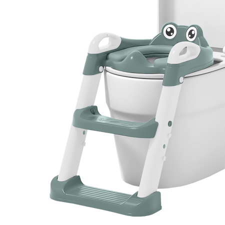 ΚΑΘΙΣΜΑ ΤΟΥΑΛΕΤΑΣ ΜΕ ΧΕΡΟΥΛΙΑ ΚΑΙ ΣΚΑΛΟΠΑΤΑΚΙΑ FROG FOREST GREEN