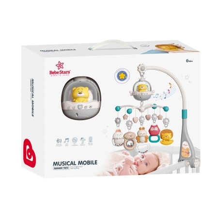 MUSICAL MOBILE WITH LIGHT, BLUETOOTH AND REMOTE CONTROL