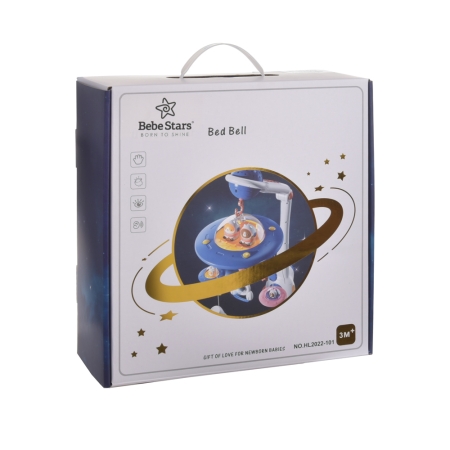 ΜΟΥΣΙΚΟ ΚΡΕΒΑΤΙΟΥ ΜΕ ΠΡΟΒΟΛΕΑ SPACESHIP