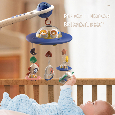 ΜΟΥΣΙΚΟ ΚΡΕΒΑΤΙΟΥ ΜΕ ΠΡΟΒΟΛΕΑ SPACESHIP