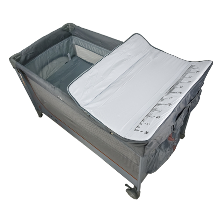 ΠΑΡΚΟΚΡΕΒΑΤΟ DREAMER 2 ΕΠΙΠΕΔΑ & ΑΛ/ΡΑ GREY