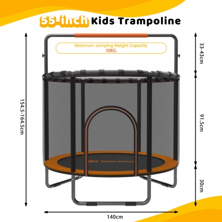 ΤΡΑΜΠΟΛΙΝΟ ΜΕ ΔΙΧΤΥ 55' (140cm)