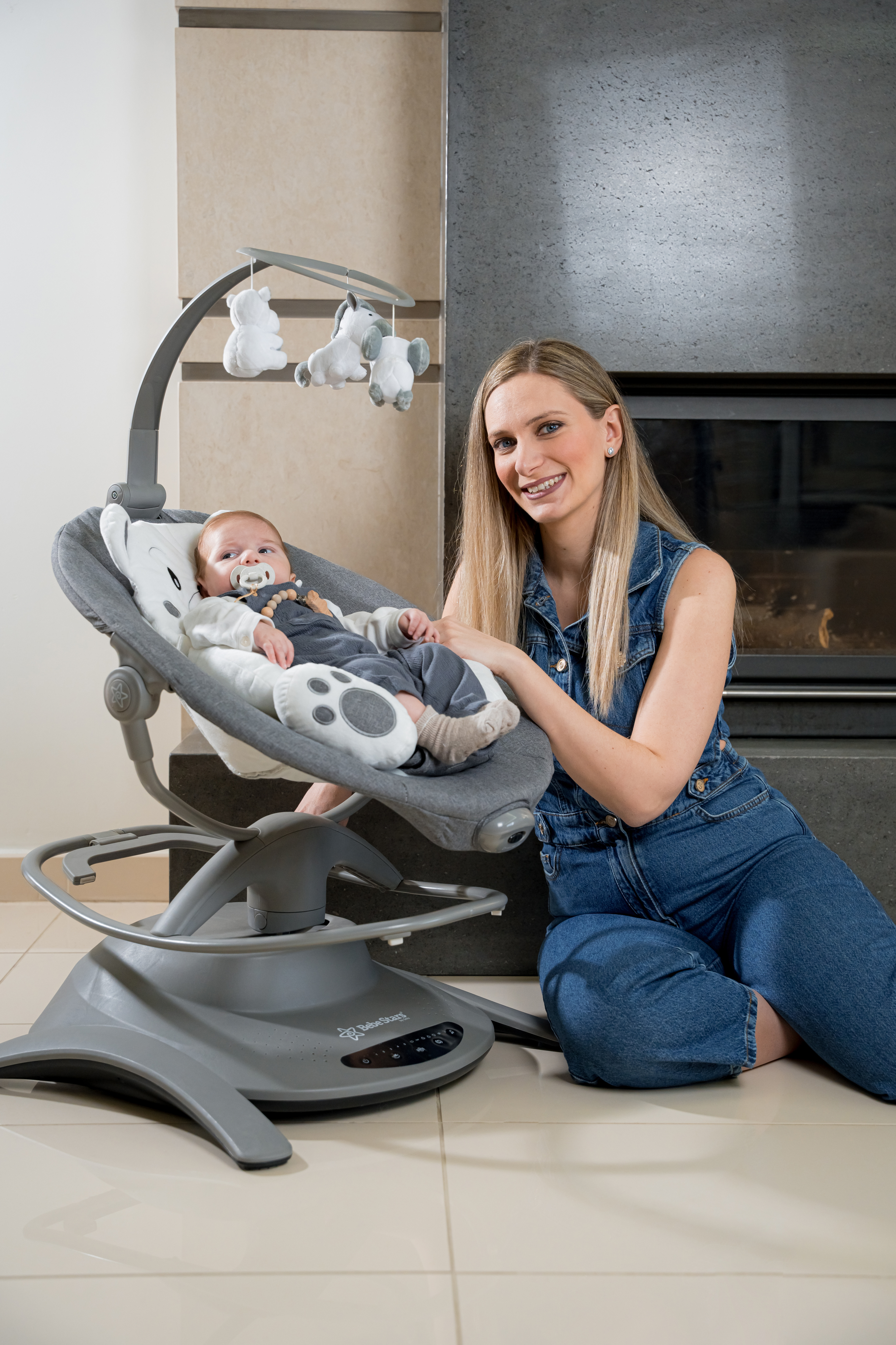 Ηλεκτρική κούνια Imagine 2in1 Grey