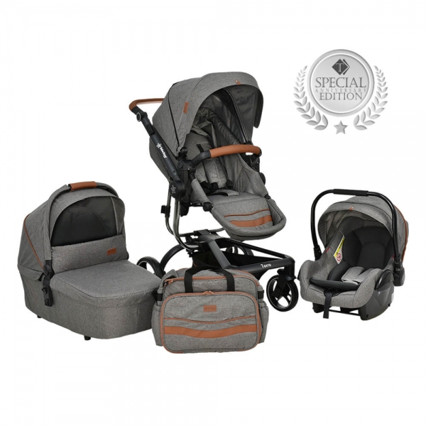 Πολυκαρότσι Torro 3σε1 Grey 360T-188 - image 360T-188-1-2-600x600 on https://www.bebestars.gr
