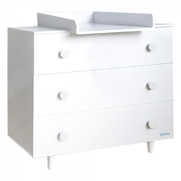 Chest of drawers-Changing table Big White 420-02 - image 420-02-600x600 on https://www.bebestars.gr