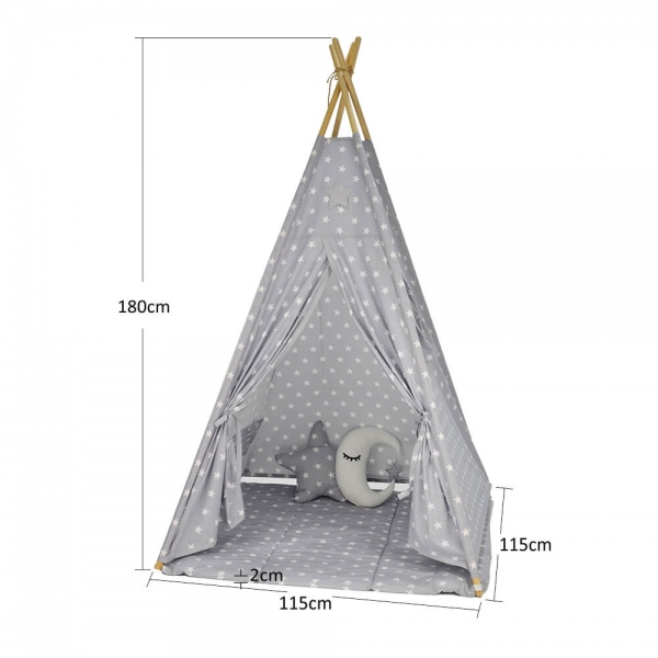 Kid's tent Stars with balls 302-186 - image 302-186-dmns-600x600 on https://www.bebestars.gr
