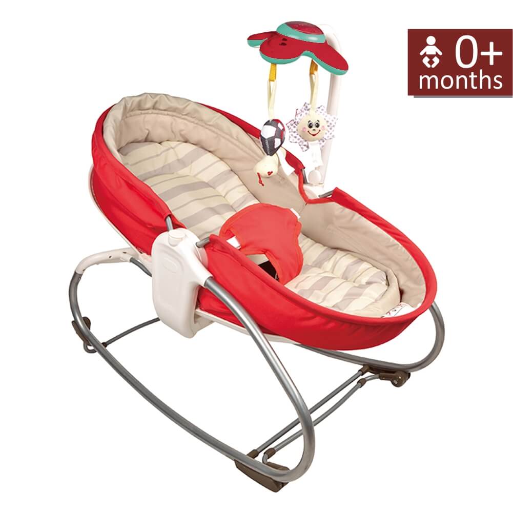 Baby Bouncer & Swing Snooze 3 in 1 Red 324-180 - Παιδικά & Βρεφικά