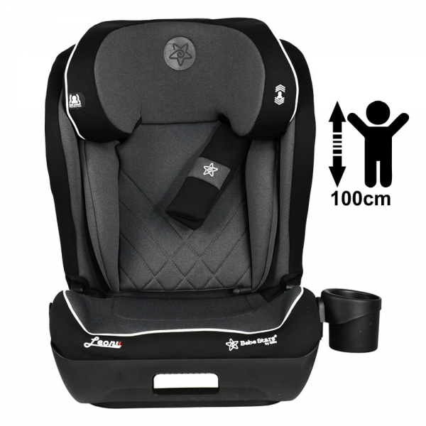 Car Seat Leon i-Size Black 943-188 - image 943-188-02-1-600x600 on https://www.bebestars.gr