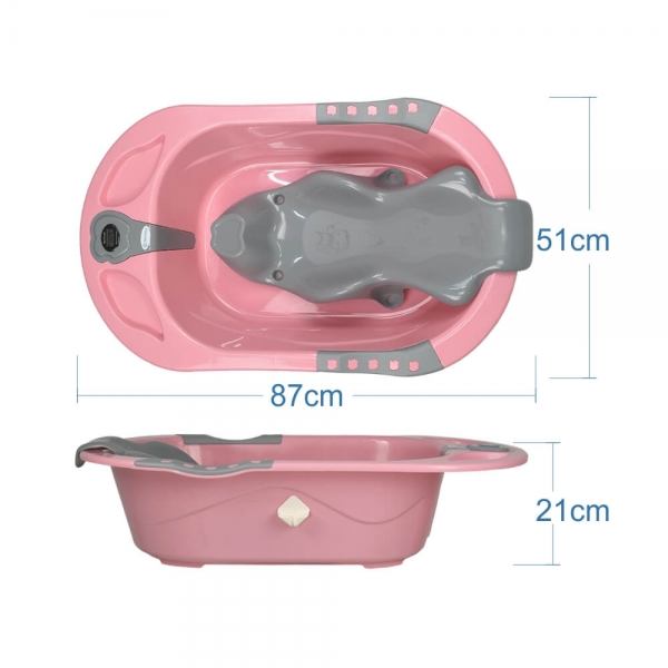 Bath Bubble Pink 23-185 - image 23-185-measures-600x600 on https://www.bebestars.gr