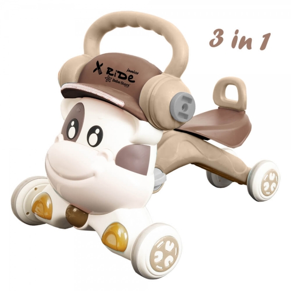 Baby Walker X-Ride Junior 3in1 Beige 4222 - image 4222-3-600x600 on https://www.bebestars.gr