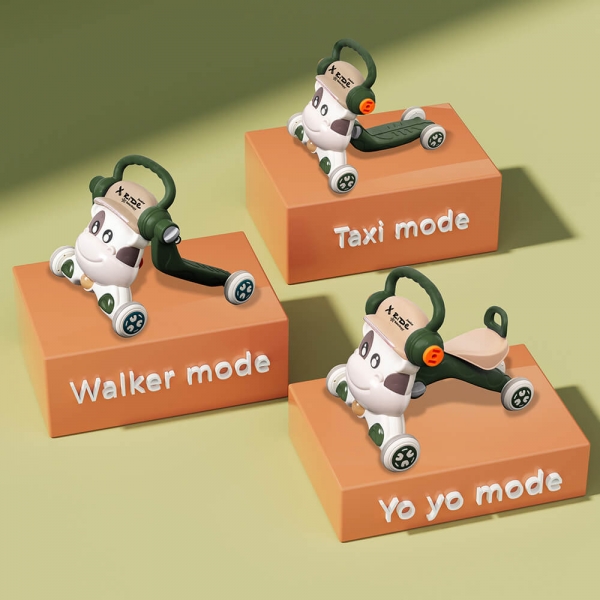 Baby Walker X-Ride Junior 3in1 Green 4223 - image 4222-4223-600x600 on https://www.bebestars.gr