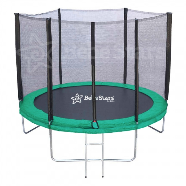 Trampoline with net 245cm Green 647-174 - image 646-647-600x600 on https://www.bebestars.gr