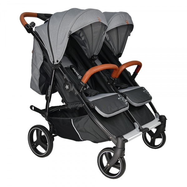 Twin Baby Stroller Double Trouble Grey 7901-186 - image 7901-186-1-1-600x600 on https://www.bebestars.gr