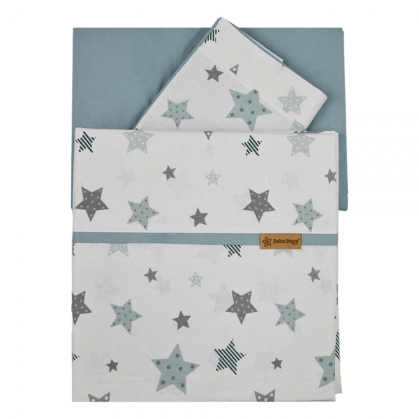Σετ Σεντόνια 3τμχ Grey Stars 201-184 - image 201-184-600x600 on https://www.bebestars.gr