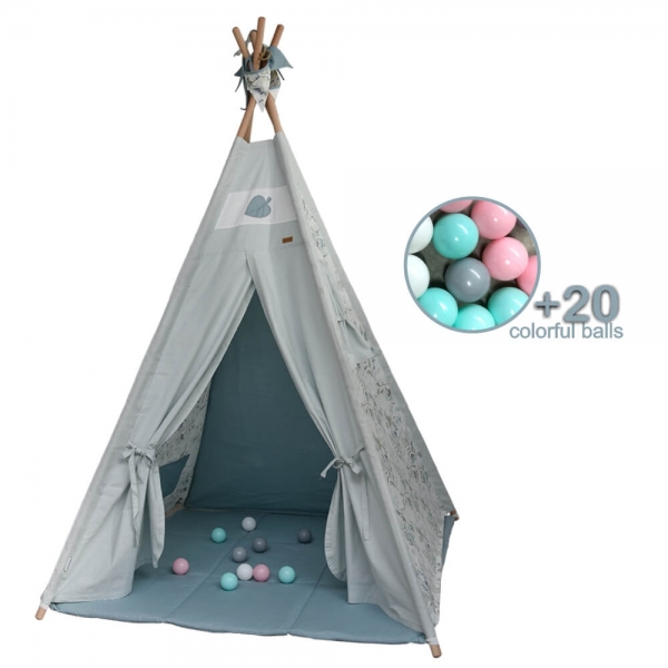 Kid's tent Nature with balls 302-315 - image 302-315-600x600 on https://www.bebestars.gr