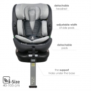 Car Seat Nobile i-Size 360°  Ice Grey 924-188 - image 924-188-2-1-180x180 on https://www.bebestars.gr