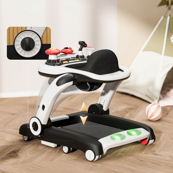 Baby Walker Airplane 3in1 Black 4237 - image 4237-6-600x600 on https://www.bebestars.gr
