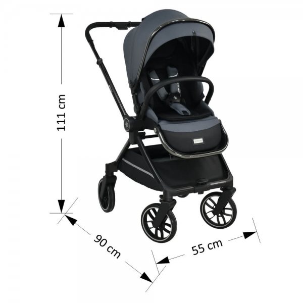 Modular System Mirage 2in1 Grey 331-188 - image 330-188-dimensions-600x600 on https://www.bebestars.gr