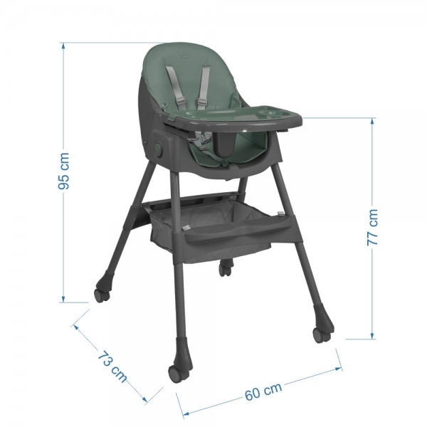 Καρέκλα Φαγητού Comfy 2σε1 Petrol 865-184 - image 865-184-dimensions-600x600 on https://www.bebestars.gr