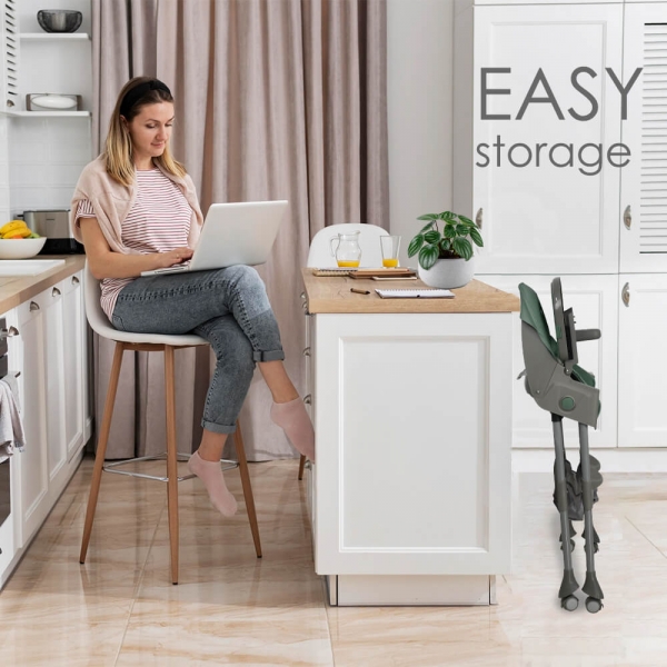 Καρέκλα Φαγητού Comfy 2σε1 Petrol 865-184 - image 865-storage-600x600 on https://www.bebestars.gr