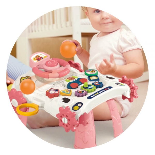 Activity Baby Walker Robbie 3in1 Pink 4243 - image 4243-2-600x600 on https://www.bebestars.gr