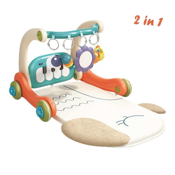 Gym-Activity Walker Piano Parrot 2in1 4249 - image 4249-1-600x600 on https://www.bebestars.gr