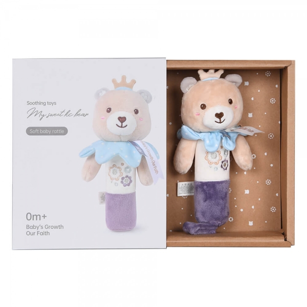 Soft Teddy Flower Rattle 60-104 - image 60-104_box-600x600 on https://www.bebestars.gr