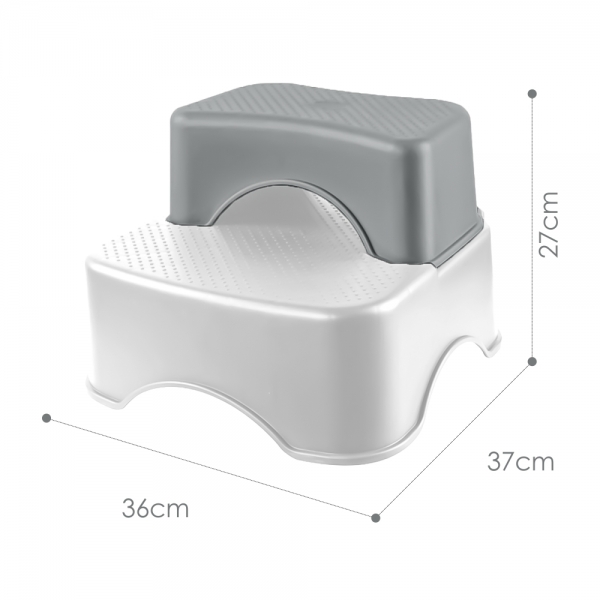 Detachable Double Stool for Bathroom Grey 55-186 - image 55-dimensions-600x600 on https://www.bebestars.gr