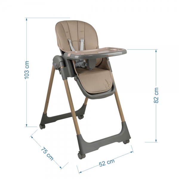 High chair Milk Beige 866-182 - image 866-182-6-600x600 on https://www.bebestars.gr