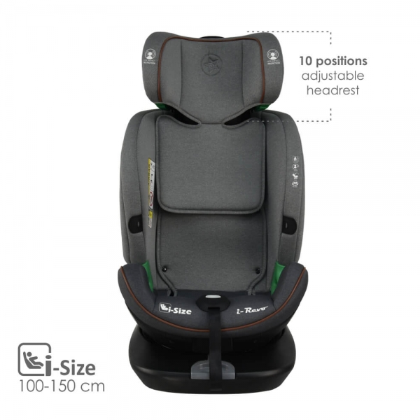 Κάθισμα Αυτοκινήτου i-Revo i-Size 360° Grey 906-186 - image 906-186-9-600x600 on https://www.bebestars.gr