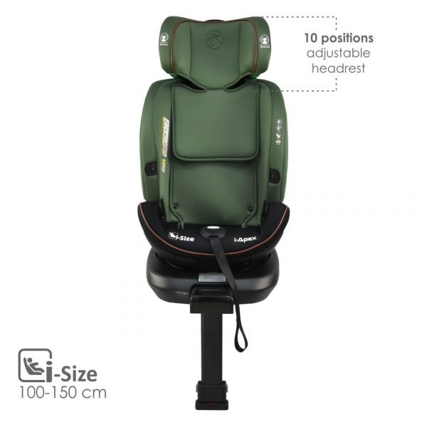 Κάθισμα Αυτοκινήτου i-Apex i-Size 360° Green 916-176 - image 916-176-12-600x600 on https://www.bebestars.gr