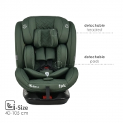 Κάθισμα Αυτοκινήτου Epic Isofix i-Size 360° Forest Green 921-176 - image 921-176-2-180x180 on https://www.bebestars.gr