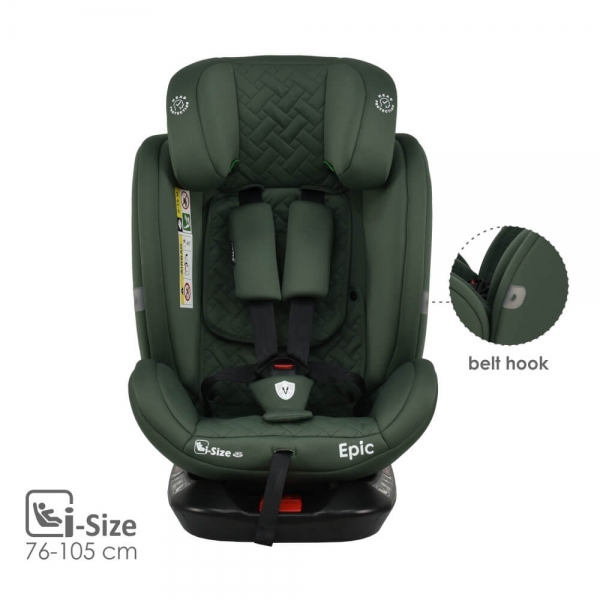 Κάθισμα Αυτοκινήτου Epic Isofix i-Size 360° Forest Green 921-176 - image 921-176-9-600x600 on https://www.bebestars.gr
