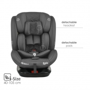 Κάθισμα Αυτοκινήτου Epic Isofix i-Size 360° Smoked Grey 921-186 - image 921-186-2-180x180 on https://www.bebestars.gr