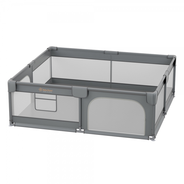Πάρκο για μωρά ορθογώνιο 180x200cm Playzen Grey 880-200 - image 880-200-1-600x600 on https://www.bebestars.gr