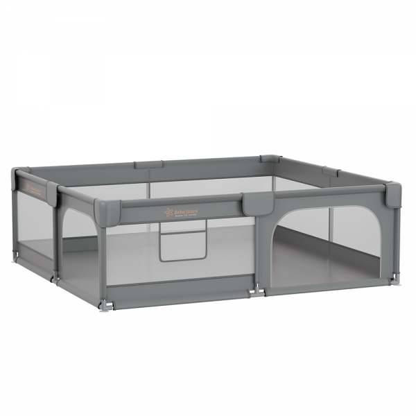 Πάρκο για μωρά ορθογώνιο 180x200cm Playzen Grey 880-200 - image 880-200-3-600x600 on https://www.bebestars.gr