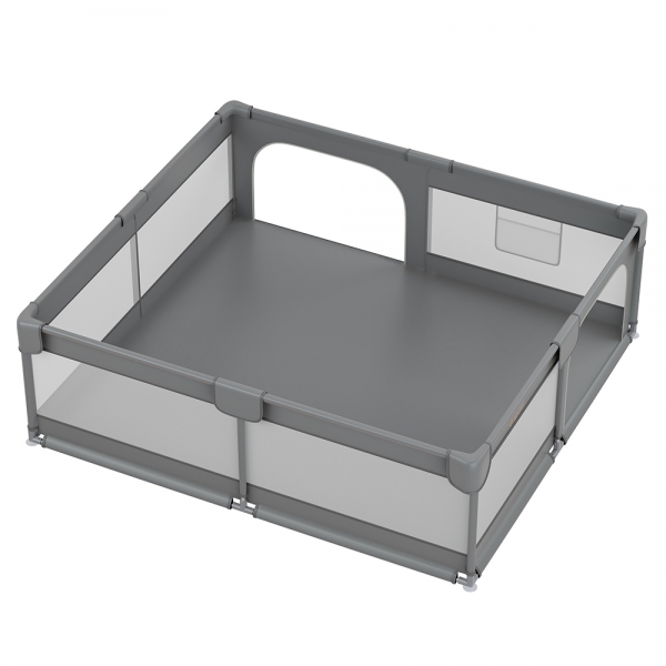 Πάρκο για μωρά ορθογώνιο 180x200cm Playzen Grey 880-200 - image 880-200-4-600x600 on https://www.bebestars.gr