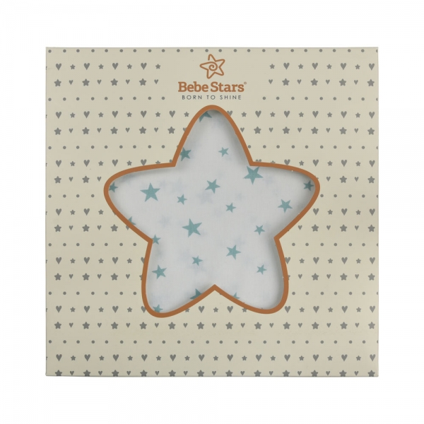 Σετ Σεντόνια 3τμχ Mint Stars 201-174 - image 201-174-600x600 on https://www.bebestars.gr